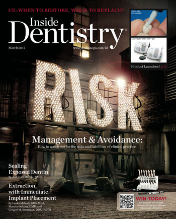 Inside Dentistry March 2012 Cover
