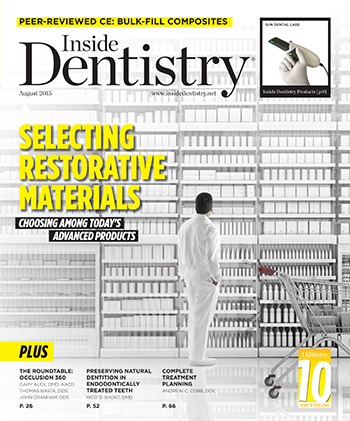 Inside Dentistry August 2015 Cover