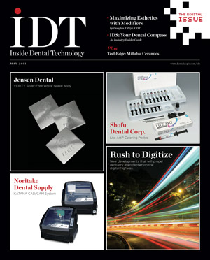 Inside Dental Technology May 2011 Cover
