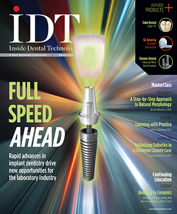 Inside Dental Technology March 2014 Cover