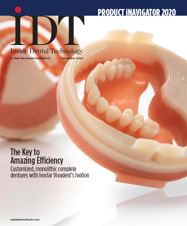 Inside Dental Technology November 2020 Cover