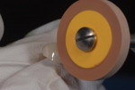 Figure 19 Dialite ZR orange Fine polishing wheel for creating high shine and luster in zirconia.