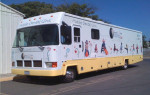 The mobile dental office is used by Santa Barbara-Ventura Counties Dental Care Foundation to provide optimal oral care for residents.