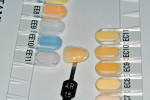 Figure 10  The overall tooth shade with all of the component colors chosen.