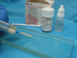 Figure 5. Zinc polycarboxylate temporary cement mixed in an automix syringe, or mixed with additional liquid when using the powder/liquid version.