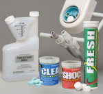 Palmero Health
Care’s exclusive
cleansing and
deodorizing Evacuation Cleaning System
is easy to use, effective,
and safe. A self-activating,
nontoxic,
biodegradable tablet
releases powerful
cleaning chemicals
throughout the week.
Neutral pH helps
reduce dispersal of
amalgam into sewer systems.