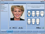 Figure 2  With the patient"s photographuploaded, this screen allows the user to selectthe facial shape.