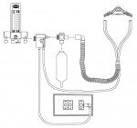 Figure 3  Nitrous unit flow diagram illustrates the parts required for safe use.