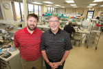 Owen Thayer, CDT, left, and Gregory Thayer, CDT, FICOI, of Thayer Dental Laboratory in Mechanicsburg, PA.