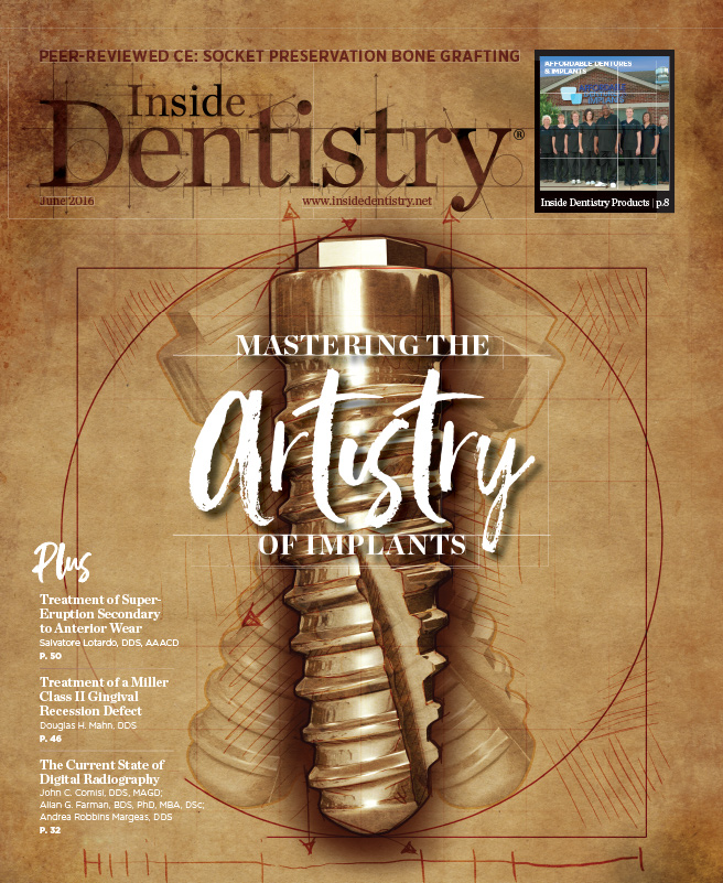 Inside Dentistry June 2016 Cover