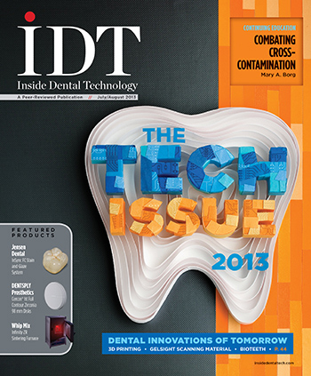 Inside Dental Technology July/August 2013 Cover
