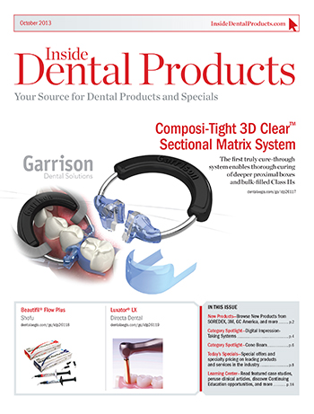 Inside Dental Products October 2013 Cover