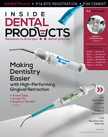 Inside Dental Products April 2014 Cover