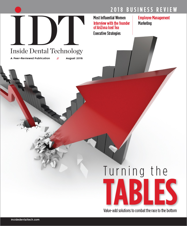 Inside Dental Technology August 2018 Cover