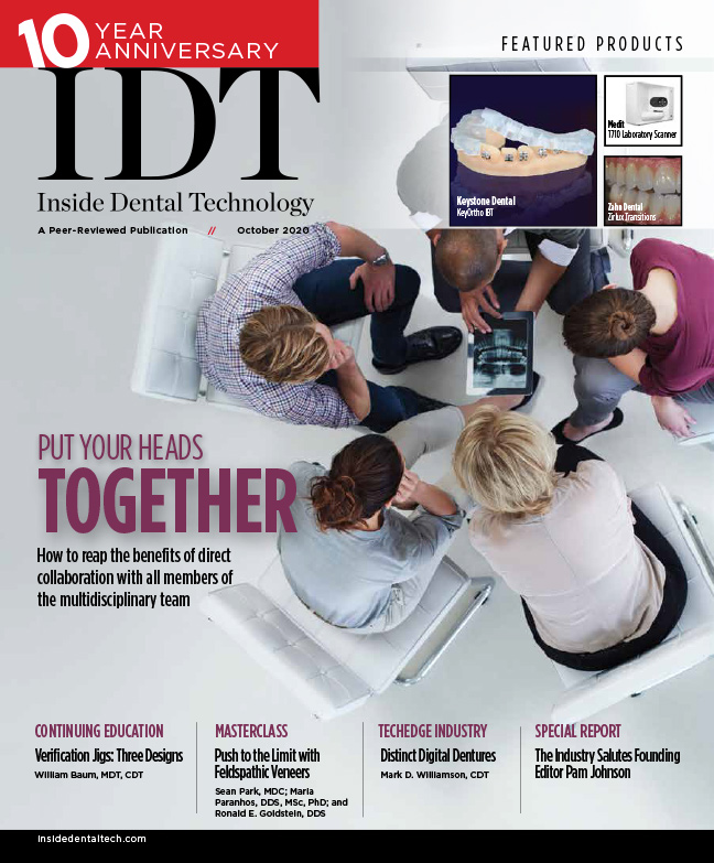Inside Dental Technology October 2020 Cover