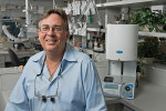 Figure 5  Al Fillastre, CDT, in his dental laboratory, Ceram-O-Arts, in Lakeland, Florida.