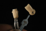 Figure 18 The IPS e.max abutments were shaded to match the color of the adjacent prepared teeth.