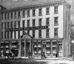 Philadelphia Dental College, now Temple University’s Kornberg School of Dentistry, as it appeared at its founding in 1863.