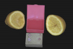 Figure 2 Teeth embedded in dental stone for immersion in lemon juice.