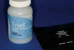Figure 1  Sealed transparent sheet of the Triad tray material along with the MRA.