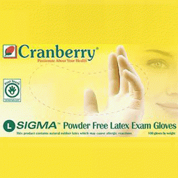Sigma™ Powder Free Latex Exam Gloves by Cranberry USA