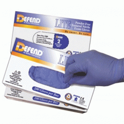 DEFEND® Powder-Free Textured Nitrile Exam Gloves (LITE) by Mydent International