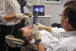 Figure 2 New technology allows Dr. Kaye to provide powder-free, accurate intraoral scanning and same-day dentistry.