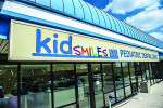 Figure 1 KidSMILES Grand Opening and Ribbond Cutting on April 2, 2012, featuring special guest Stinger from the Columbus Blue Jackets.
