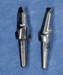Figure 7  A pilot drill was used in an incisionless approach based on the CT scan.