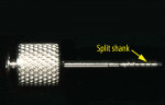 Figure 2  The tapping screw with split shank.
