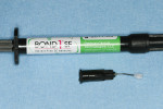 Figure 3  The syringe delivery system of Bond-1 SF Adhesive was utilized.