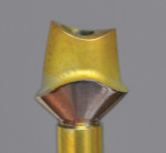 Fig 14. Acidic-roughened abutment followed by anodization at 63 V.