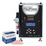 Figure 2  DuraFlex is melted and injected under pressure using Myerson’s FlexPress automated digital injection system.